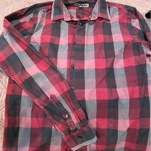 Express fitted dress shirt